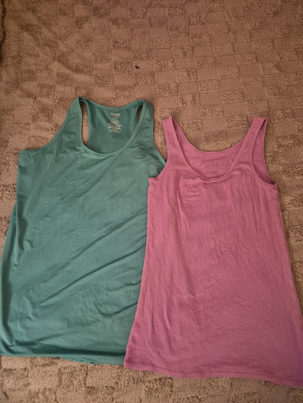 a new day Teal and Pink Tank Tops Duo